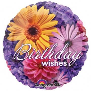 Birthday Wishes Foil Balloon - 18"