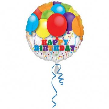 Bright Balloons Happy Birthday Balloon - 26"