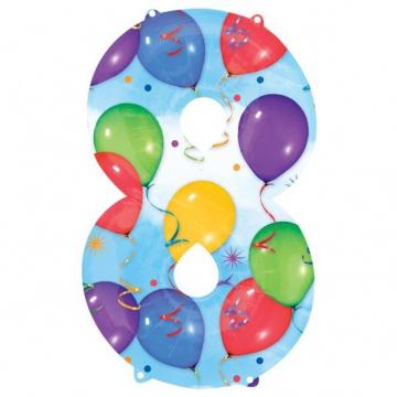 No8 Supershape Foil Balloon - 35"