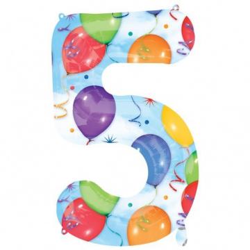 No5 Supershape Foil Balloon - 35"