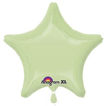 Green Star Balloon - 19"
