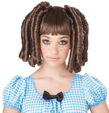 Baby Doll Curls Wig - Brunette