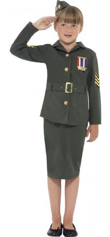 WW II Army Girl Costume