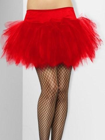 frilly red tutu