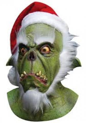 Green Santa Mask