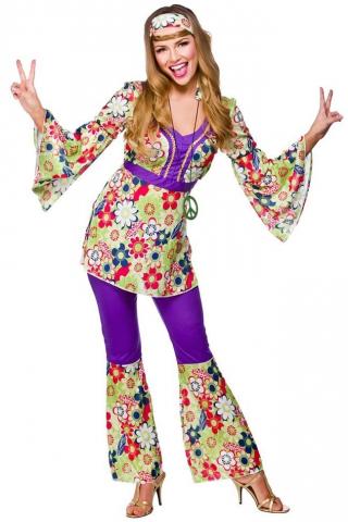 Purple hippie fancy dress