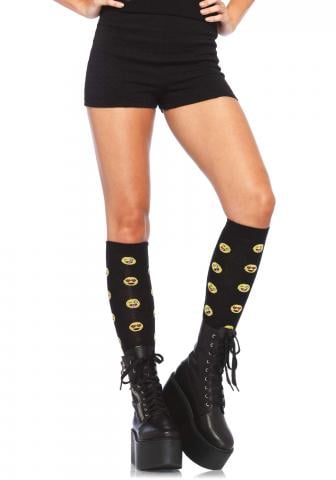 Acrylic Emoji Knee Highs Stockings