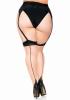 Plus Size Two Toned Thigh High Stockings