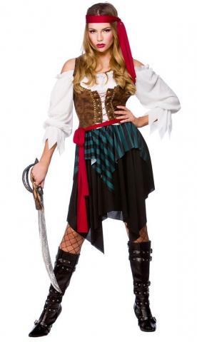 Ladies Caribbean Pirate Costume Plus Size