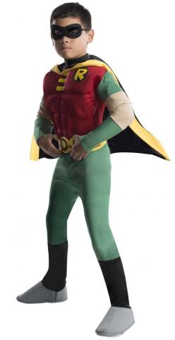 Deluxe Muscle Chest Robin Costume - Kids