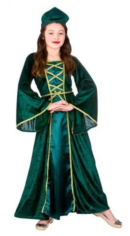 Tween medieval maiden costume