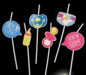 baby shower straws