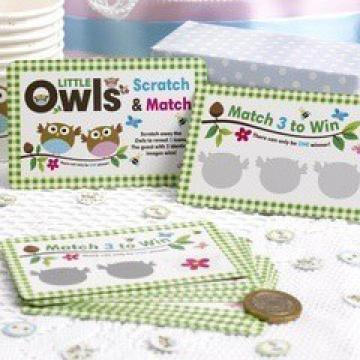 Baby Shower Scratch & Win Game