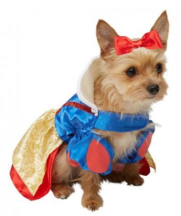 snow white dog costume