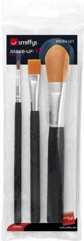 Cosmetic Brush Set - 3 Pack