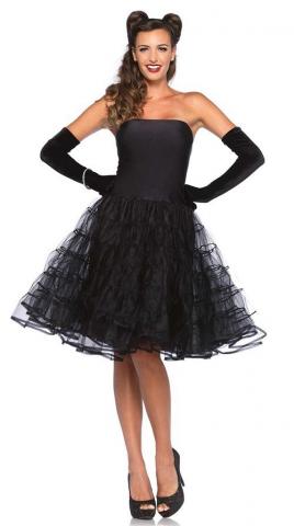 Rockabilly Swing Dress - Black