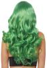 Misfit Long Green Wig Back View