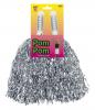 Silver Cheerleader Pom Poms
