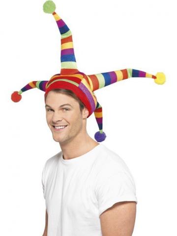 Rainbow Jester Hat