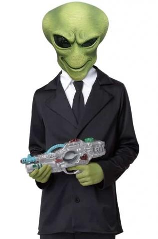 alien mask & hands