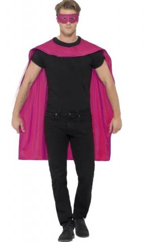 pink cape & eyemask