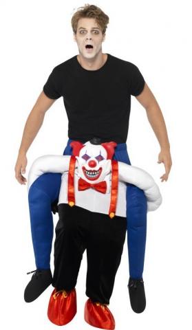 Sinister Clown Piggy Back Costume