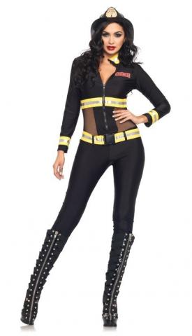 red blaze firefighter costume