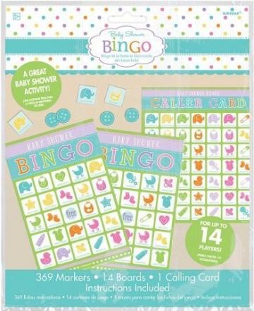 Baby shower bingo