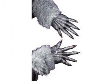 Grey Werewolf Gloves