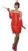 plus size red Flapper Costume