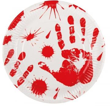 Bloody paper plates - 6 pack
