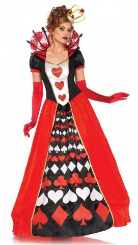 deluxe queen of hearts costume