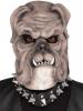 brown bull dog mask