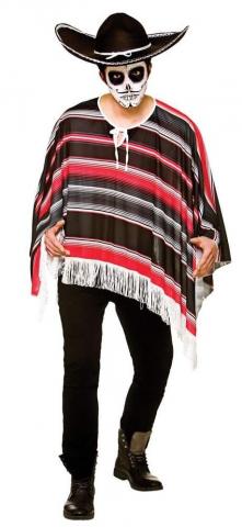 day of the dead poncho