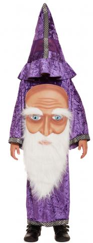 Wizard Jumbo Face Costume - Kids