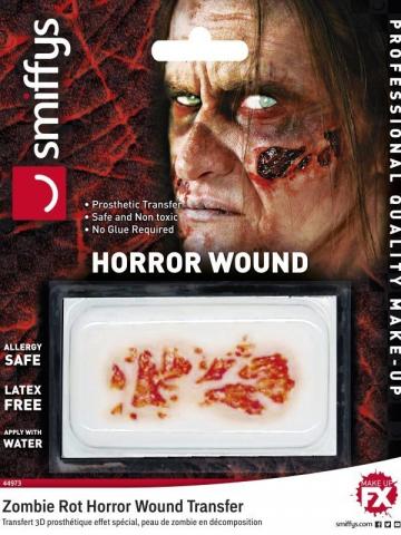 Zombie Rot Horror Wound Transfer.