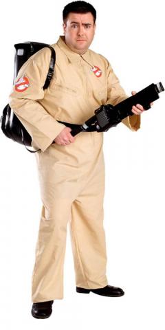 Plus size ghostbuster costume