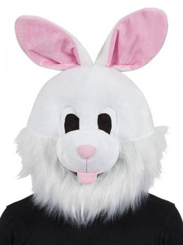 Plush Rabbit Head Mask