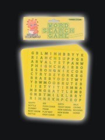 Baby Shower Word Search Game