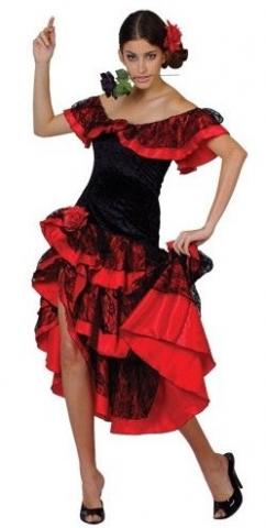 Spanish Senorita Costume - Plus Size