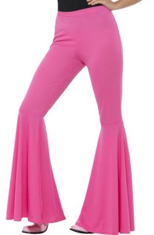 Flared Trousers - Pink