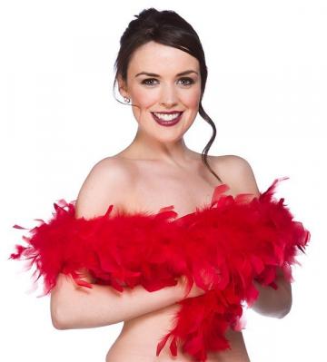 Supersoft Feather Boa - Red