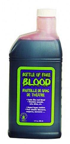bottle of blood