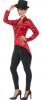 Sequin Tailcoat Jacket - Red