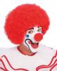 red clown wig
