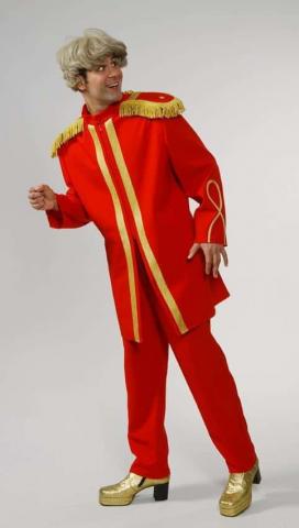 Deluxe Sgt. Pepper Costume - Red