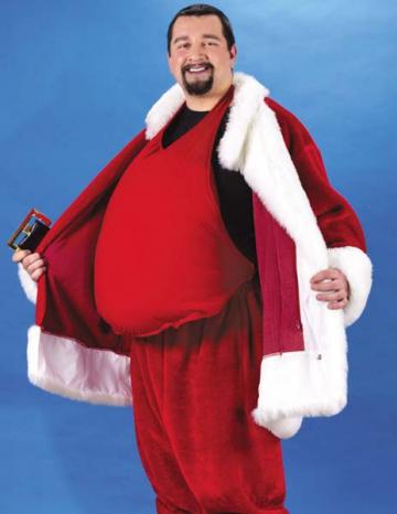 santa belly stuffer