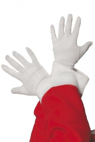 White santa Gloves