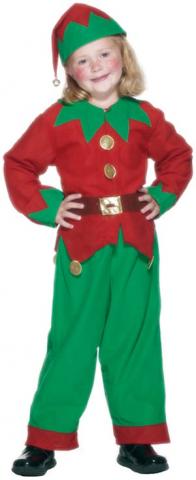Unisex tween elf costume