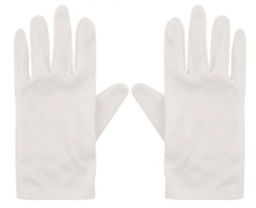 White Adult Gloves